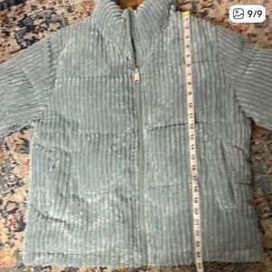 Koolaburra Soft Blue Corduroy Puffer Jacket